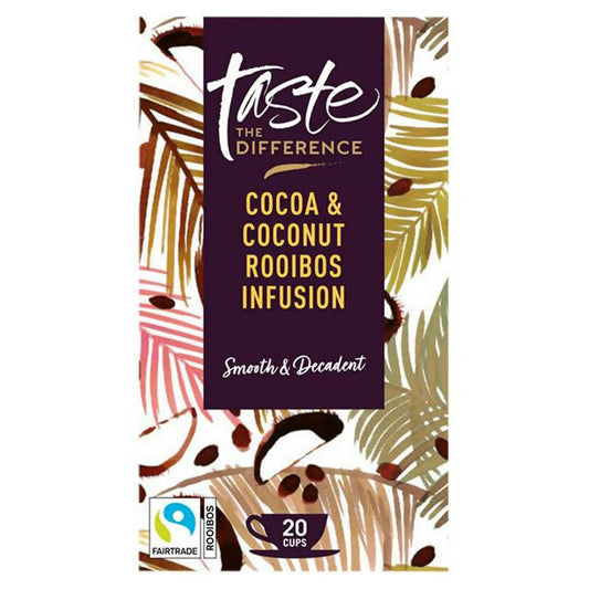 Sainsbury's Coconut Rooibos Infusion Tea Bags, Taste the Difference x20 40g All tea Sainsburys   