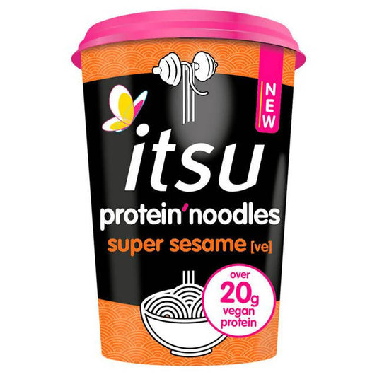 Itsu Super Sesame Protein Noodles 63g Instant snack & meals Sainsburys   
