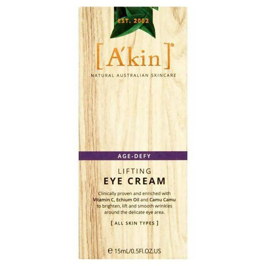 A'kin Age Defy Lifting Eye Cream 15ml Eye care Sainsburys   