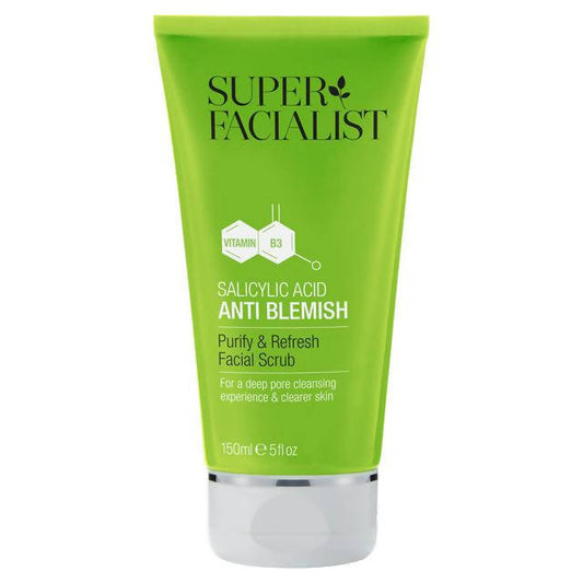 Super Facialist Purify & Refresh Facial Scrub 150ml Acne & problem skin Sainsburys   
