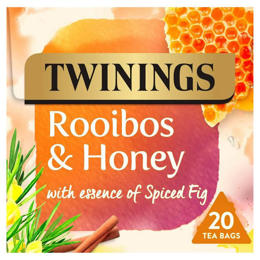 Twinings Rooibos & Honey Herbal Tea, 20 Tea Bags Tea Sainsburys   