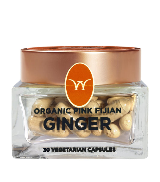Organic Pink Fijian Ginger (30 Capsules) Lifestyle & Wellbeing Harrods   
