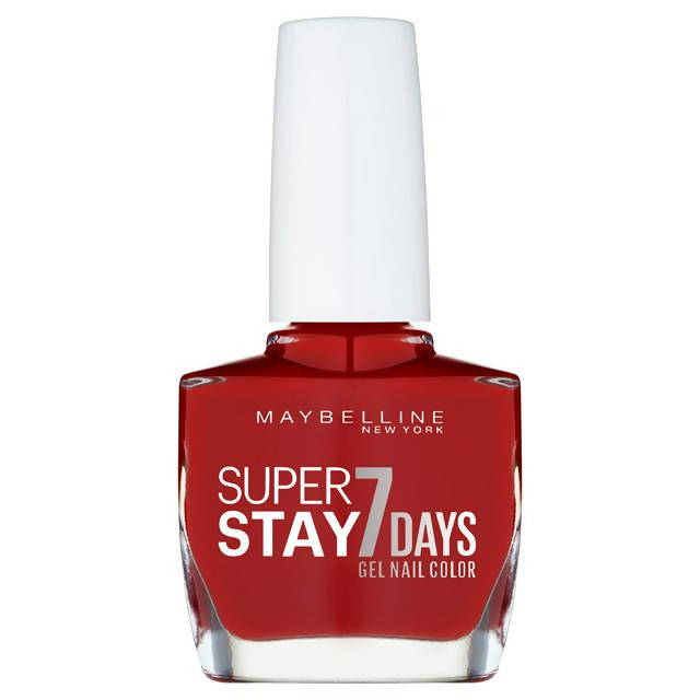 Red Polish – SuperStay 06 McGrocer Deep 7 Gel Days Nail Maybelline