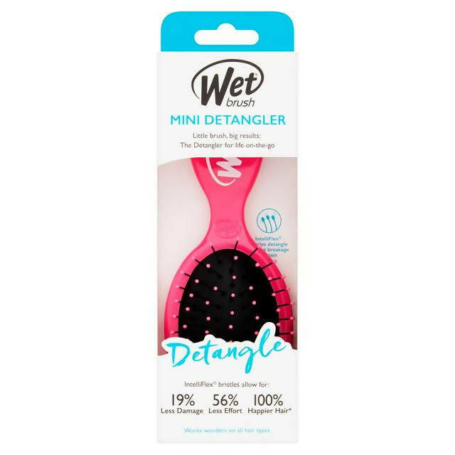 WetBrush Mini Detangler Pink Hair tools Sainsburys