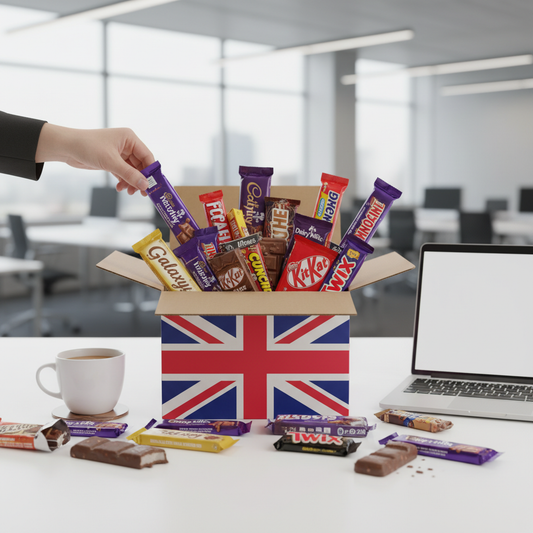 British Snacks: Popular Chocolate Bars for the Office