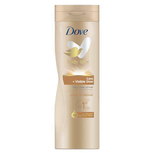 Embrace a Sun-Kissed Look: Dove Visible Glow Medium Self-Tan Lotion Review