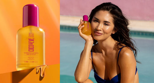 Embrace Radiance with Coco & Eve Sunny Honey Tan Boosting Anti-Ageing Body Oil