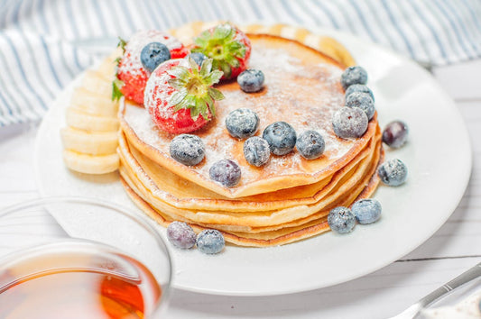 Delicious Blueberry Pancakes with Nutella®