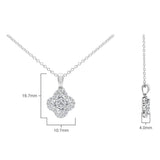 0.40ctw Round Brilliant Cut Diamond Pendant, 18ct White Gold