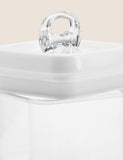 Square flip-tight food storage container 0.5L (British brand)