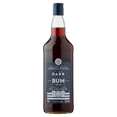 ASDA ASDA Fine Dark Navy Rum 1 Litre Bottle- Buy online at McGrocer