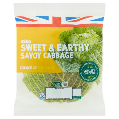 ASDA Savoy Cabbage Sweet Earthy Vegetable
