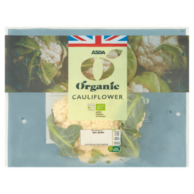 Chou-fleur bio ASDA, légume blanc