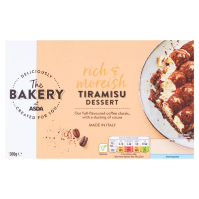The BAKERY at ASDA THE BAKERY at ASDA TIRAMISU DESSERT 500g