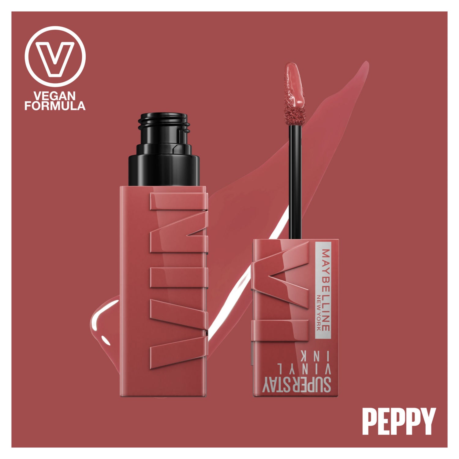 Maybelline liquid lipstick 115 Peppy 4.2ml, imported from the UK