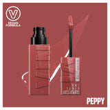 Maybelline liquid lipstick 115 Peppy 4.2ml, imported from the UK