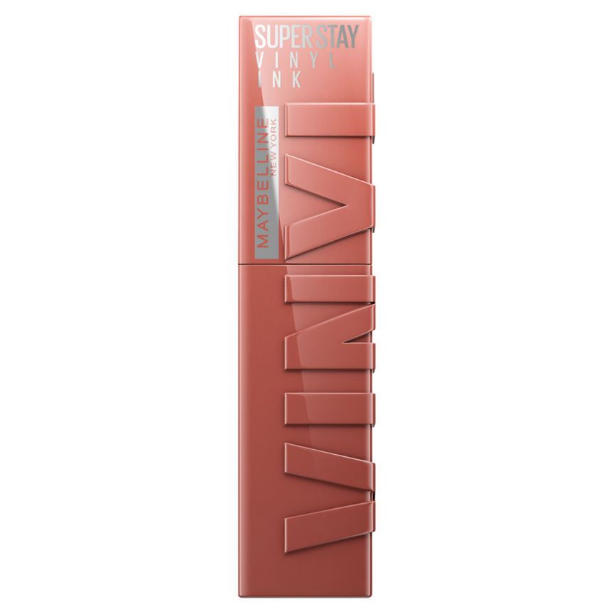 Maybelline SuperStay Vinyl Ink Long Lasting Liquid Lipstick, Shine Finish, 120 Punchy GOODS ASDA   