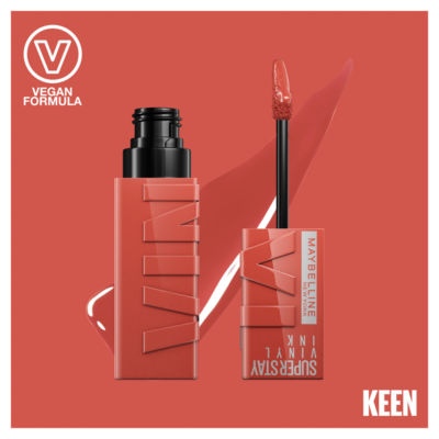 Maybelline liquid lipstick 125 Keen 4.2ml, imported from the UK