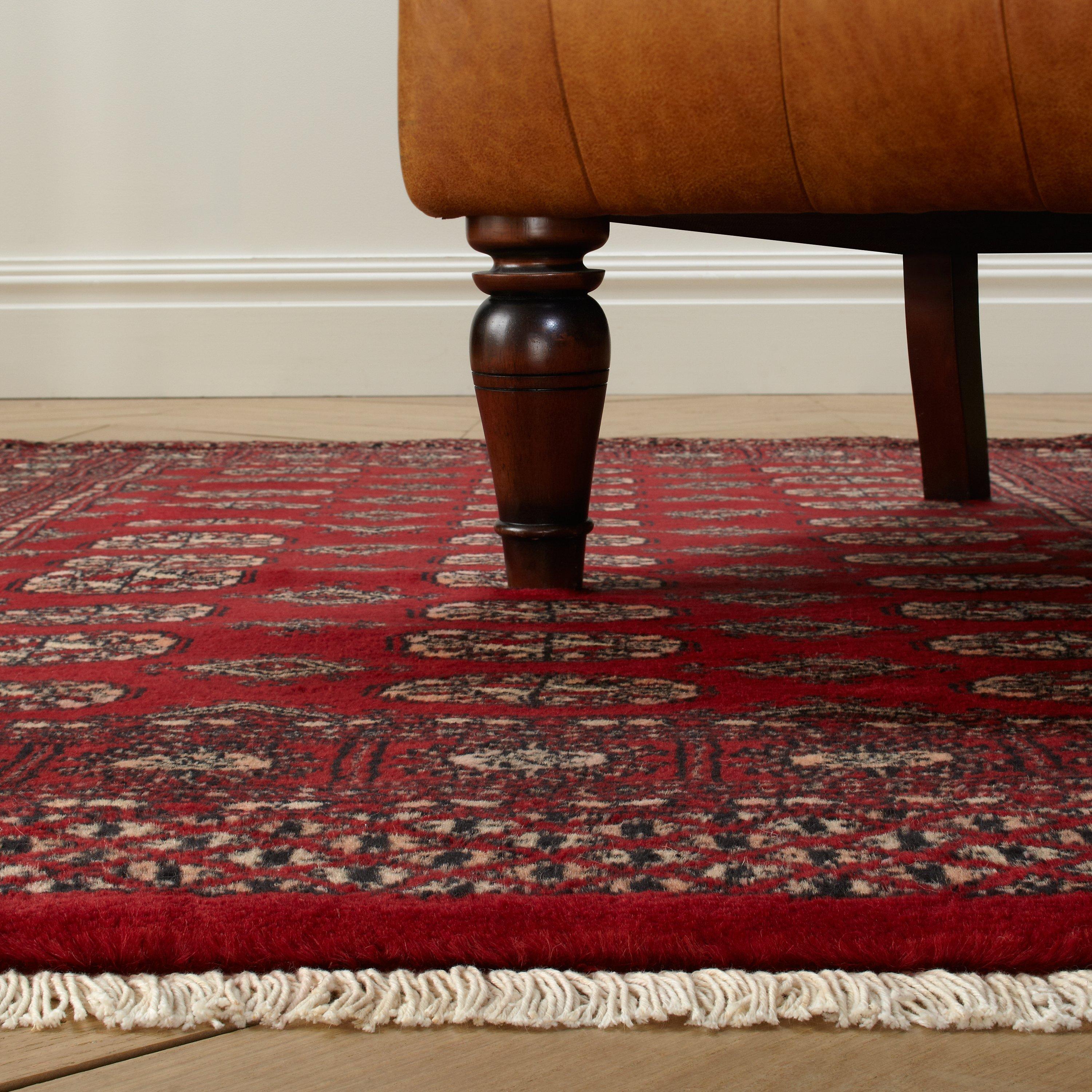 Gooch Luxury Bokhara handmade rug 183x122cm (British brand)