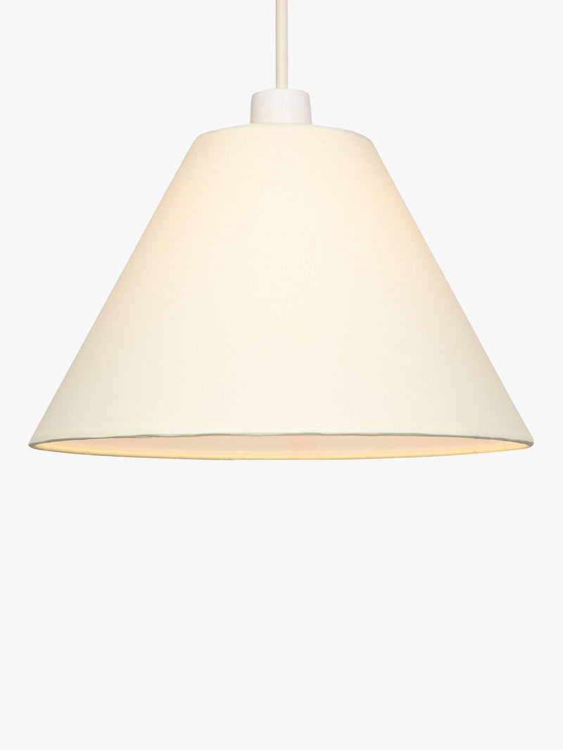 John Lewis Mimi Cone lampshade in cotton-polyester blend - British product