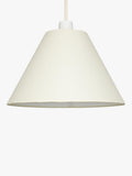 John Lewis Mimi Cone lampshade in cotton-polyester blend - British product