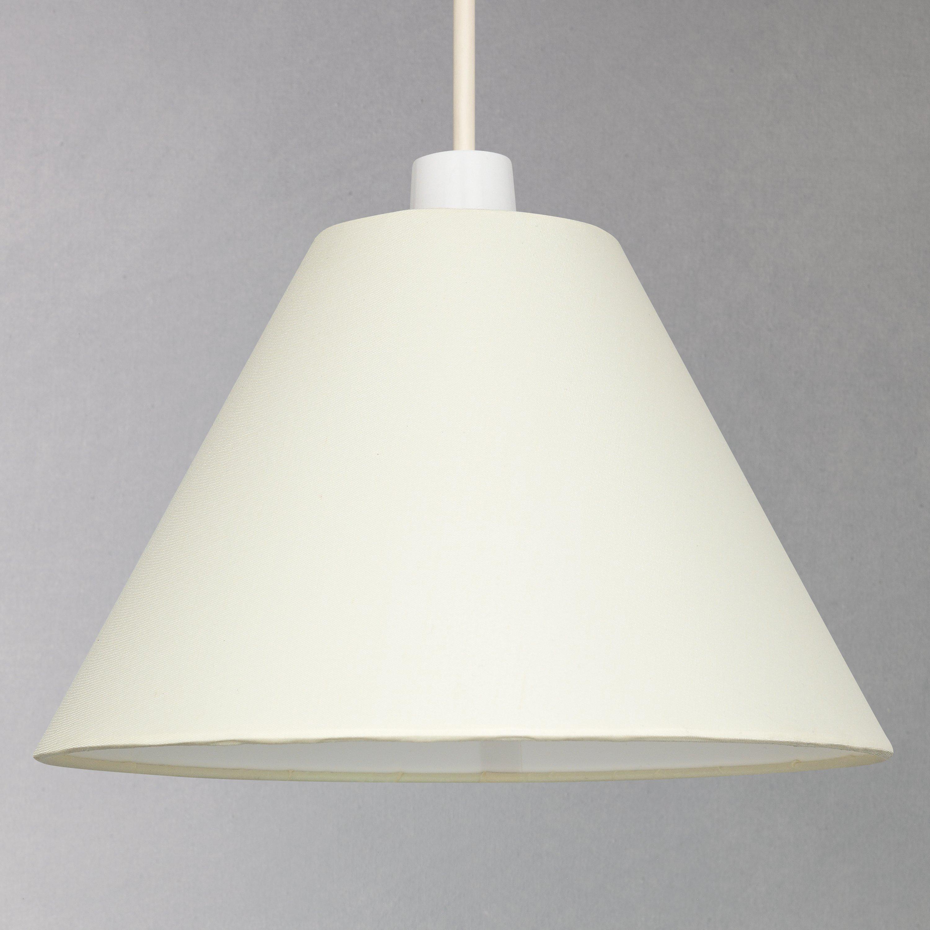 John Lewis Mimi Cone lampshade in cotton-polyester blend - British product