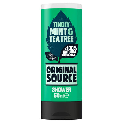 ASDA Original Source Tingly Mint & Tea Tree Shower Gel 50ml- Buy online at McGrocer