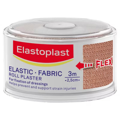 Elastoplast fabric fixation tape 3m x 2.5cm - British product