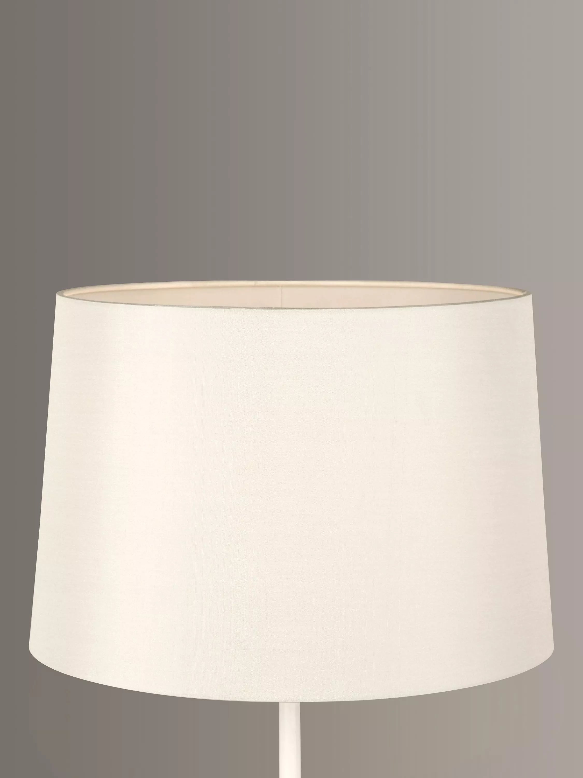 John Lewis Gemma tapered silk lampshade in oyster (British brand)