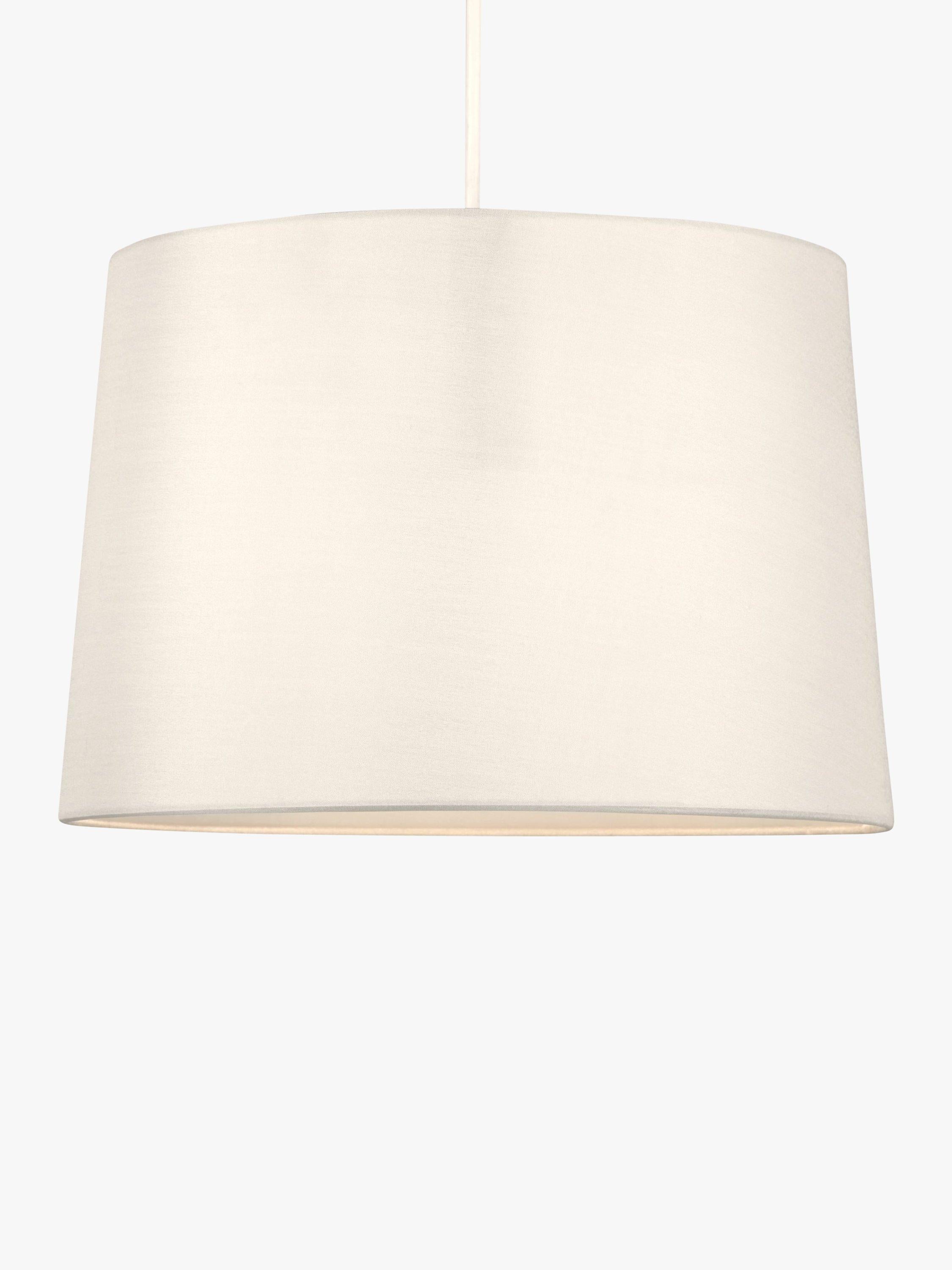 John Lewis Gemma tapered silk lampshade in oyster (British brand)