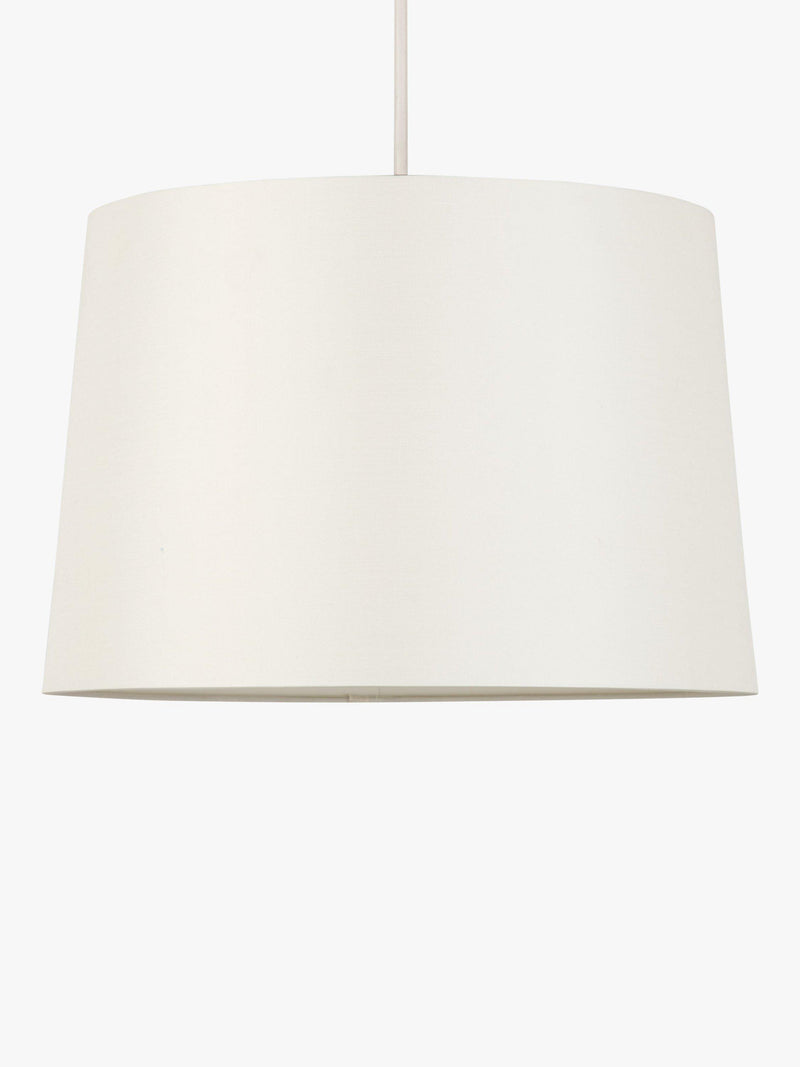 John Lewis Gemma tapered silk lampshade in oyster (British brand)