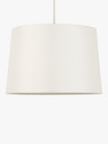 John Lewis Gemma tapered silk lampshade in oyster (British brand)