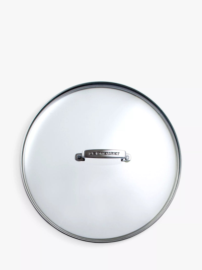 Le Creuset toughened non-stick glass lid for pots and pans, UK version