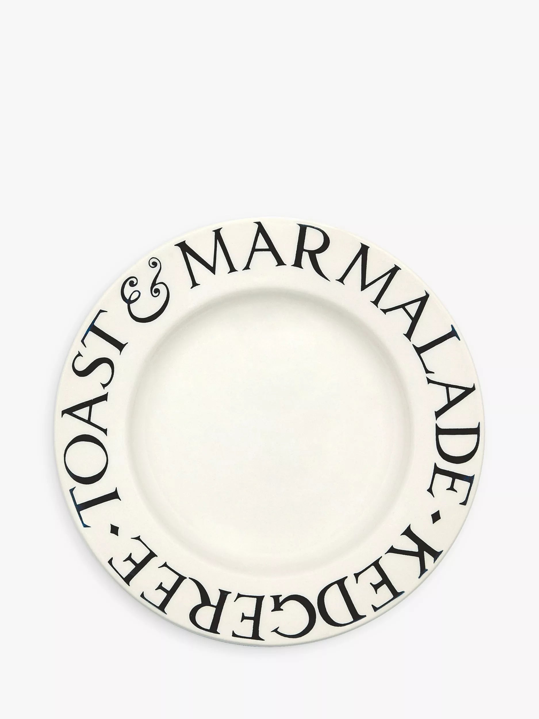 Emma Bridgewater Black Toast Marmalade side plate 21.5cm - British product