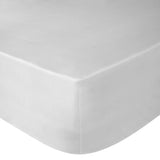 Peter Reed Egyptian Cotton 4 Row Cord Fitted Sheets - White Double