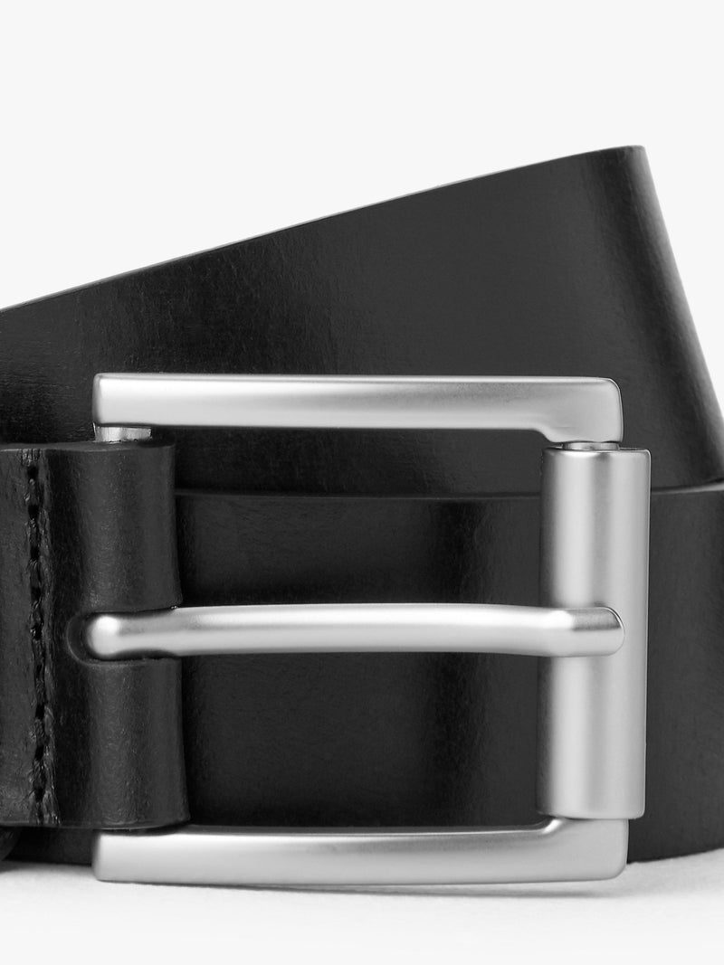 John Lewis full grain leather belt black, UK version
