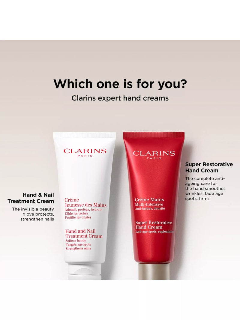 Clarins Hand & Nail Treatment Cream 100ml, imported from the UK