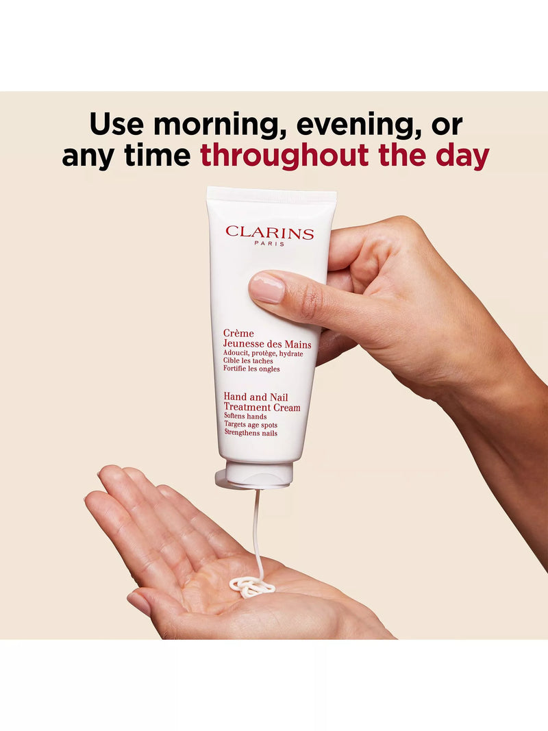 Clarins Hand & Nail Treatment Cream 100ml, imported from the UK