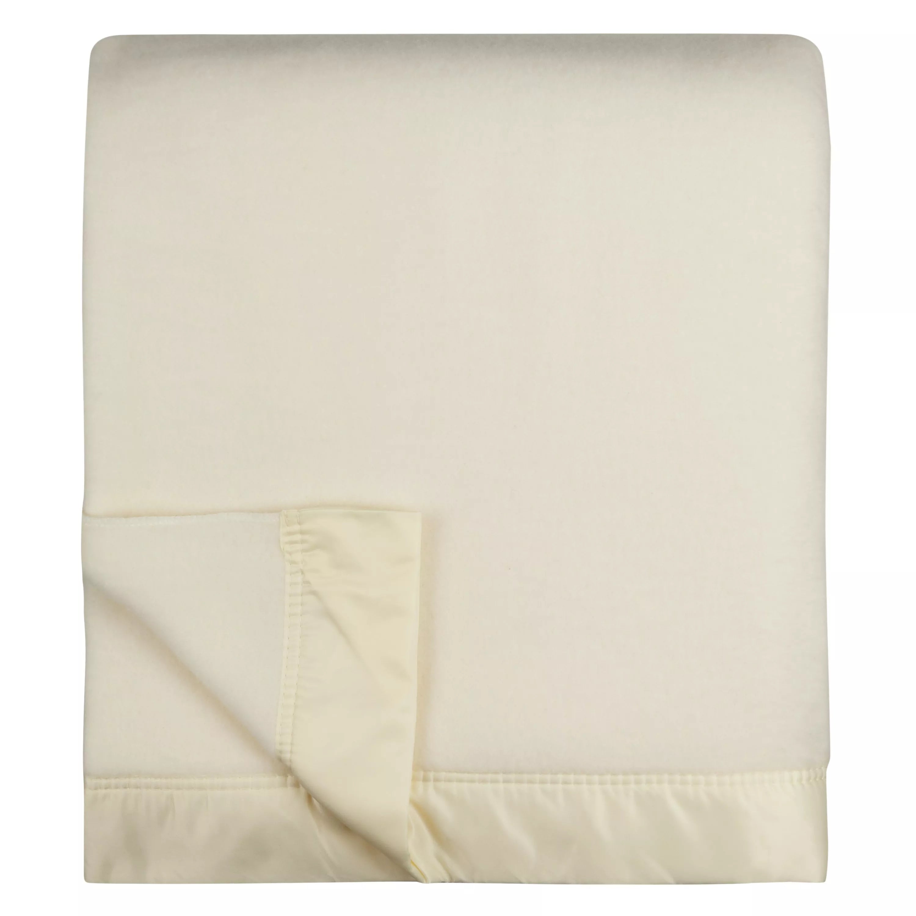 John Atkinson Merino Wool Blanket Winter White (British brand)