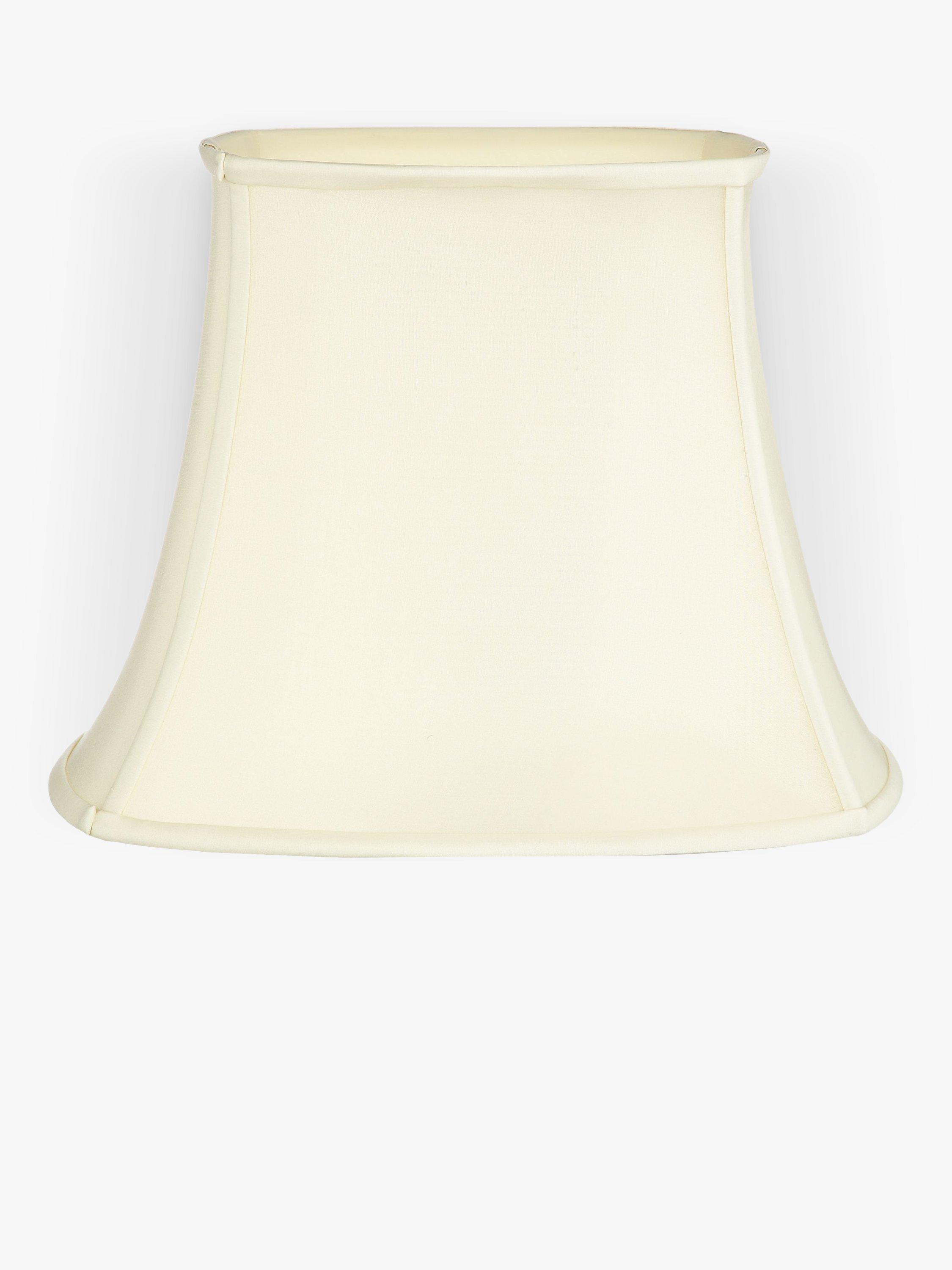 John Lewis silk bowed empire lampshade cream 50cm, UK version