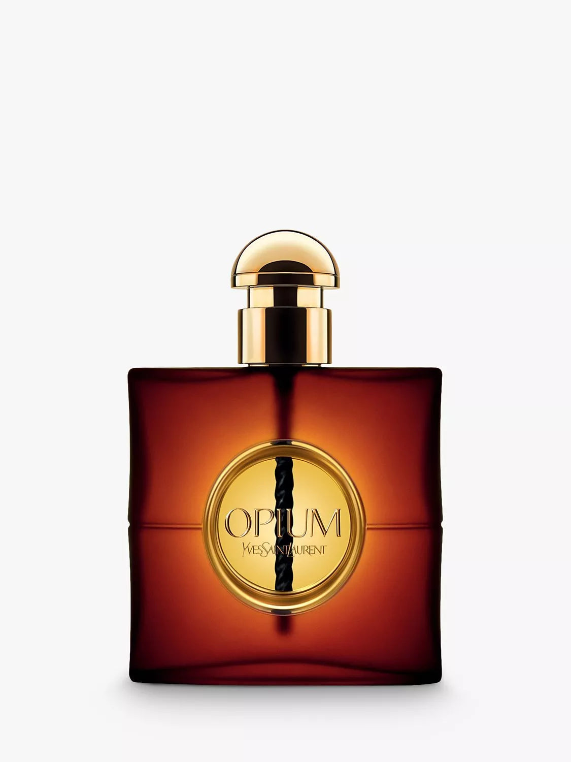 Yves Saint Laurent Opium eau de parfum, a luxurious fragrance with amber spicy notes (British brand)