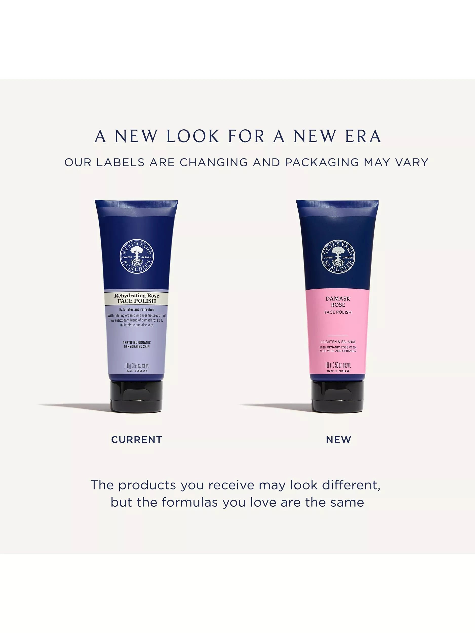 Neal's Yard Remedies rose facial polish 100g (British brand)