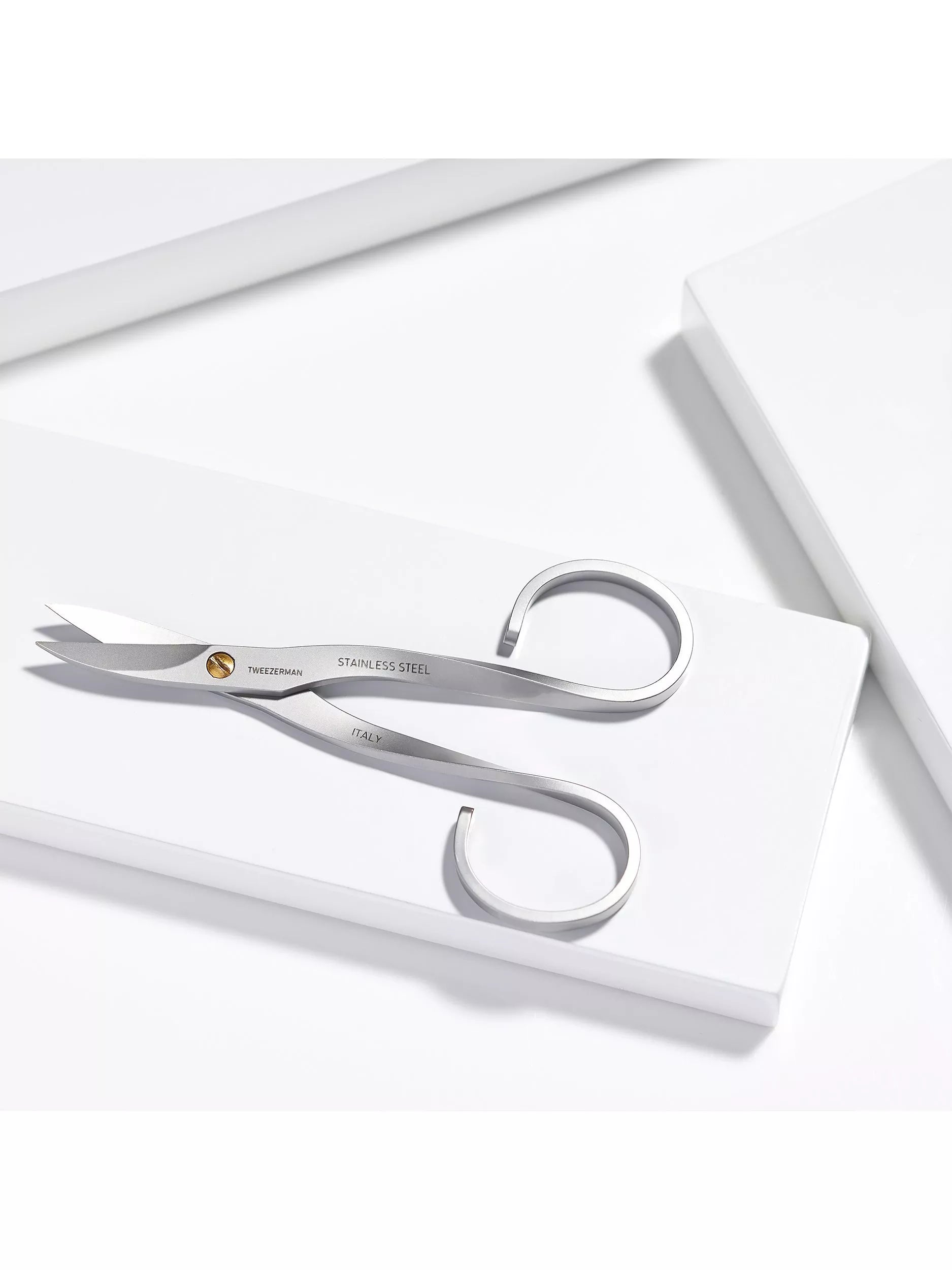 Tweezerman stainless steel nail scissors (British brand)