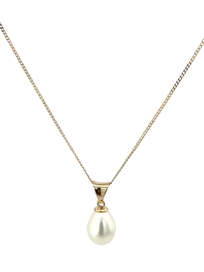 John Lewis E.W Adams Freshwater Pearl Pendant Necklace Gold/White- Buy online at McGrocer