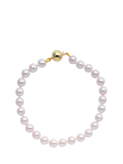 John Lewis E.W Adams Cultured Pearl Knotted Bracelet with Gold Clasp, 7.5- Buy online at McGrocer