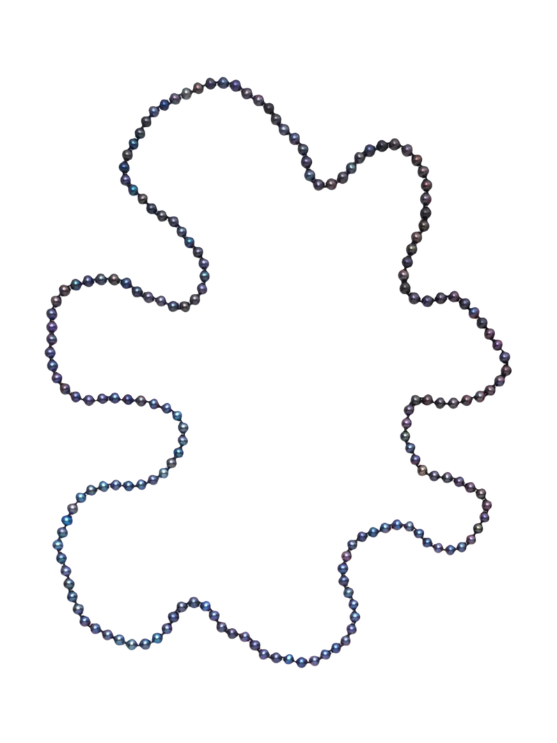 E.W Adams Freshwater Pearl Long Knotted Rope Necklace 48in