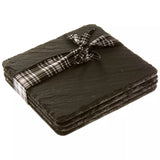 Selbrae House black slate coasters set of 4 - British product