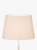John Lewis silk oval lampshade oyster, imported from the UK