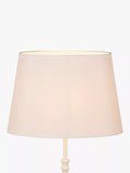 John Lewis silk oval lampshade oyster, imported from the UK