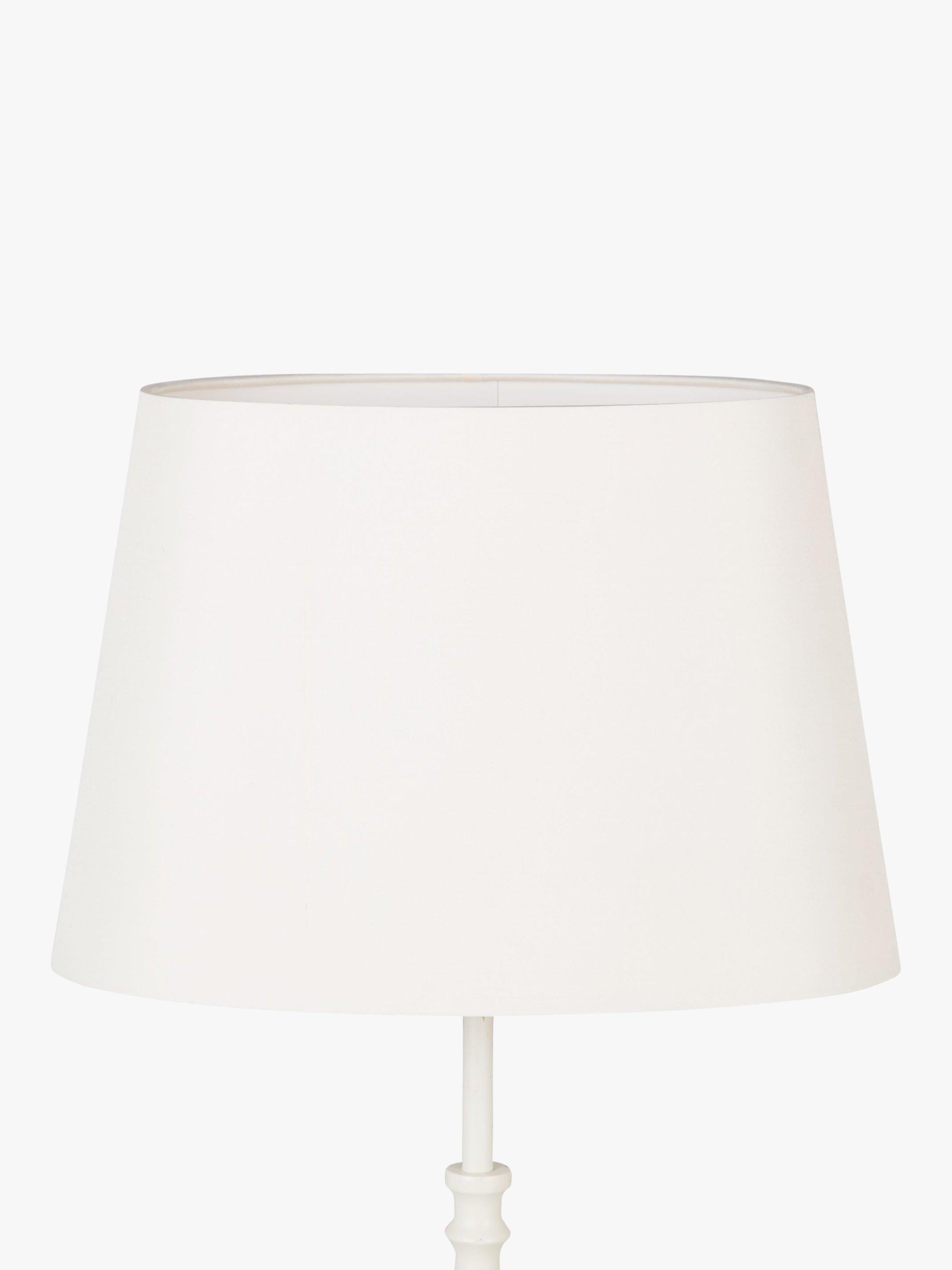 John Lewis silk oval lampshade oyster, imported from the UK